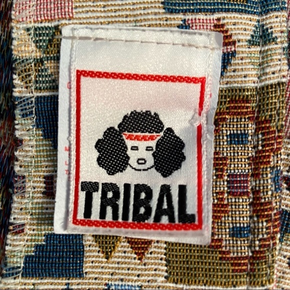 Women’s vintage tribal patterned carpet vest in size 7/8 - Picture 7 of 8